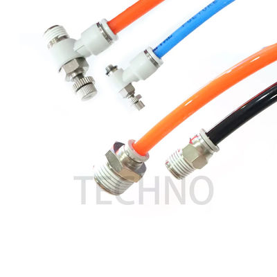 US98A080050 PU 튜브 파이프 안티 어브레이션 오렌지 플라스틱 공기 튜브