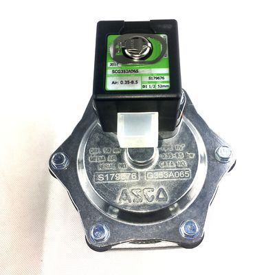 Ø1 1/2 압축 장착 ASCO 대막 펄스 제트 밸브 SCG353A065 듀얼 스테이지 통합 파일럿 Ø1 1/2 오리피스 크기 52