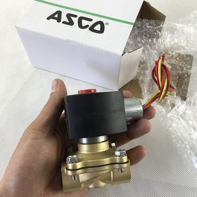 ASCO EF8210G003 120/60AC 2면 구리 3/4면 소레노이드 밸브 일반적으로 닫힌 일반 서비스