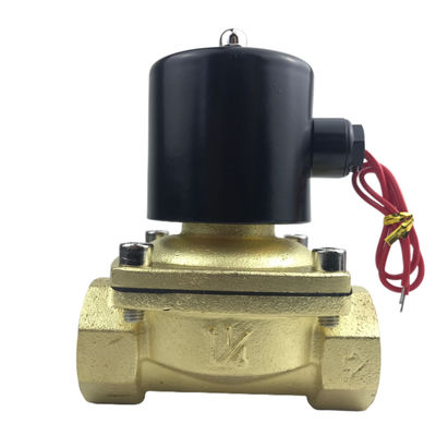 N/O 2W400-40 2방향 1-1/2" 가스 물 공기 전기 전자기 밸브 물 공기 정상적으로 열려