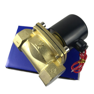 N/O 2W400-40 2방향 1-1/2" 가스 물 공기 전기 전자기 밸브 물 공기 정상적으로 열려