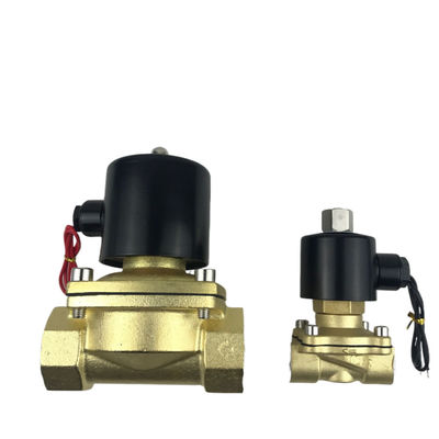 N/O 2W400-40 2방향 1-1/2" 가스 물 공기 전기 전자기 밸브 물 공기 정상적으로 열려