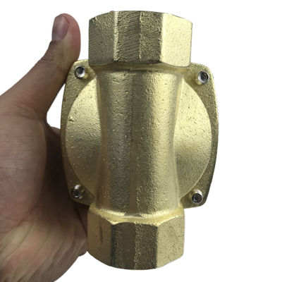 N/O 2W400-40 2방향 1-1/2" 가스 물 공기 전기 전자기 밸브 물 공기 정상적으로 열려