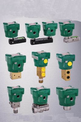 NF8551B402MO-24VDC 1/4 인치 아스코 4 차원 전자기 밸브 2 PSI 최소 작동
