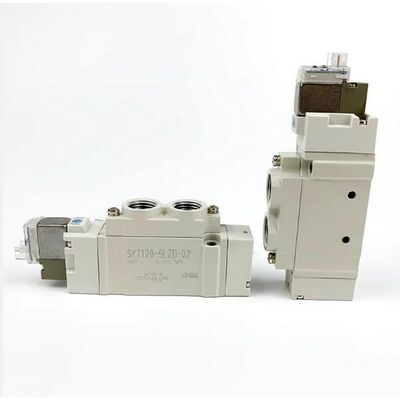 SY7220-5LZD-02 포트 크기 1/4 SMC 소레노이드 밸브 DC24V 2 위치 더블