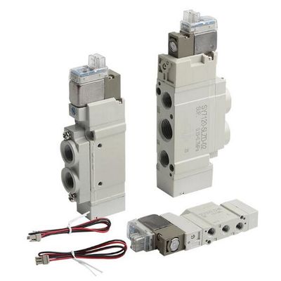 SY7220-5LZD-02 포트 크기 1/4 SMC 소레노이드 밸브 DC24V 2 위치 더블