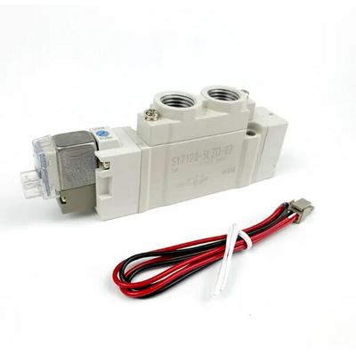 SY7120-5LZD-02 SMC 소레노이드 밸브 포트 크기 1/4 2 위치 단일 DC24V