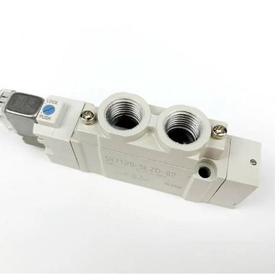 SY7120-5LZD-C4 Pneumatic Solenoid 밸브 SMC 1 터치 부착 포트 크기 Ø4 DC24V 2 위치 단일