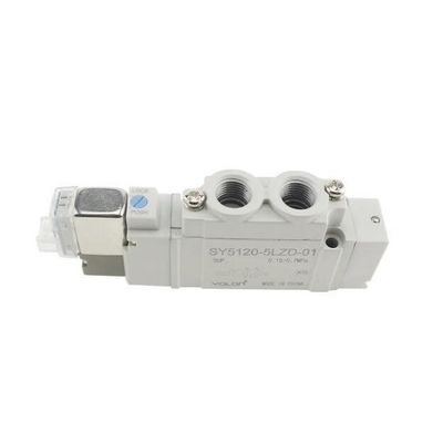 SMC 소레노이드 밸브 SY5320-5LZD-C6 DC12V 한 터치 부착 포트 크기 ø6 3 위치 폐쇄 중앙
