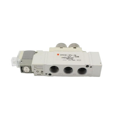 소레노이드 밸브 SY5120-5LZD-C4 SMC 한 터치 부착 포트 크기 Ø4 DC24V 2 위치 단일