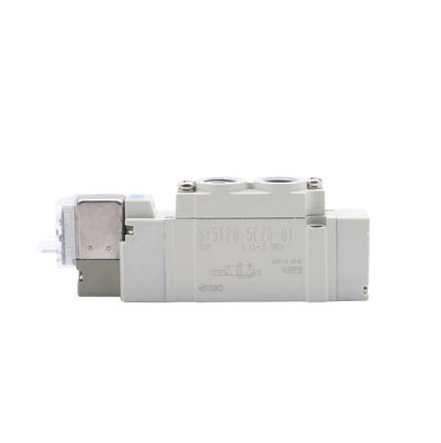 포트 크기 Ø6 SY3420-6LZD-C6 SMC Pneumatic Solenoid Valve3 위치 배기가스 센터 DC12V