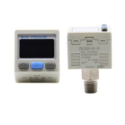 SMC ZSE30A-01-B 디지털 압력 스위치 진공 압력 R1/8 2색 디스플레이 PNP 오픈 컬렉터 2 출력