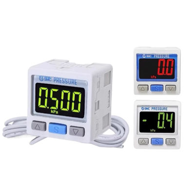 ZSE30A-01-P SMC 디지털 압력 스위치 진공 압력 R1/8 2색 디스플레이 PNP 오픈 컬렉터 1 출력