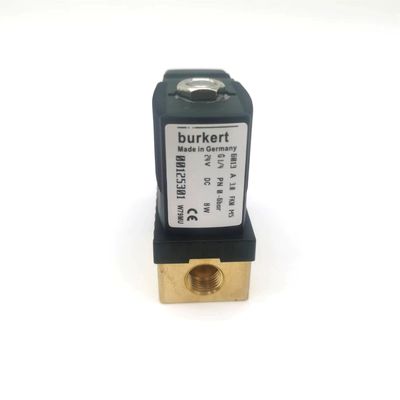 BURKERT 00126138 6014C 정상적으로 닫힌 G1/4 2.0 흐름 구멍 AC24V 8W 청동 몸 플랑저 밸브