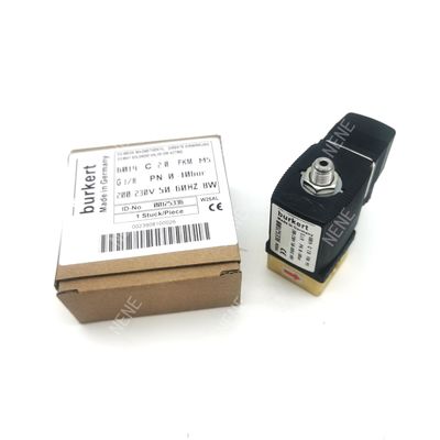 BURKERT 전자기 밸브 00126195 6014 D 정상적으로 개방 G1/8 1.5 흐름 구멍 DC24V 8W
