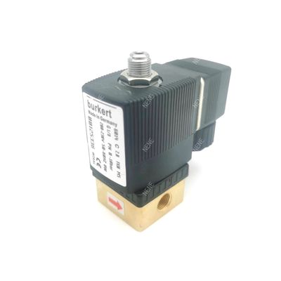 00125355 BURKERT 6014 D 정상적으로 개방 G1/8 1.5 흐름 구멍 AC220V 8W 구리 밸브 몸 32 * 32 0~16bar