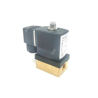 00125357 소레노이드 밸브 BURKERT 6014 D 정상 개방 G1/4 2.0 흐름 구멍 DC24V 8W