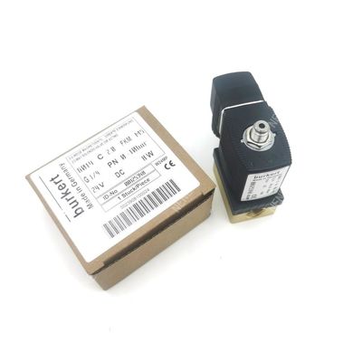 00125357 소레노이드 밸브 BURKERT 6014 D 정상 개방 G1/4 2.0 흐름 구멍 DC24V 8W