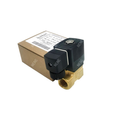 6014 D 정상적으로 열 00126205 버커트 전자기 밸브 G1/4 2.5 흐름 구멍 DC24V 8W 구리 밸브 몸 32 * 46 0~6bar