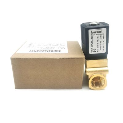 전기전자 밸브 00126223 Burkert AC220V 8W 스테인리스 스틸 밸브 몸체 0~10bar 6014 C 정상 폐쇄 G1/8 2.0 흐름 구멍