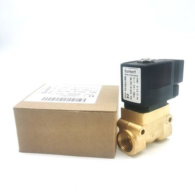 전기전자 밸브 00126223 Burkert AC220V 8W 스테인리스 스틸 밸브 몸체 0~10bar 6014 C 정상 폐쇄 G1/8 2.0 흐름 구멍