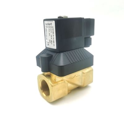 BURKERT 00126154 소레노이드 밸브 3/2WAY NC 1.5MM 오리피스 0-16BAR 브라스 24V FKM SEAL -10°C - 100°C IP65