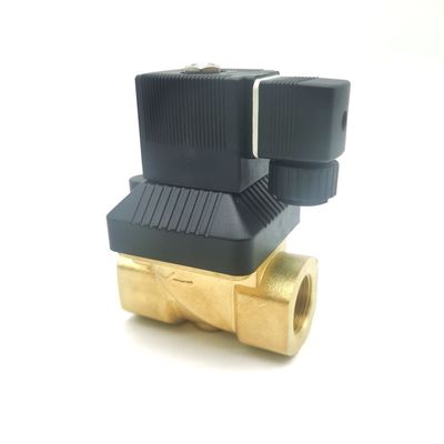 버커트 전자기 밸브 00125367 6014 C 직접 작용 하단 판 연결 정상 폐쇄 2.0 흐름 구멍 DC24V 8W 청동 밸브 몸 0 ~ 10bar