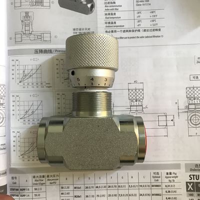 정밀 가속 밸브 스케일 STB-G1/4 STB-G3/8 STB-G3/4 STB-G1 수압 가속 밸브