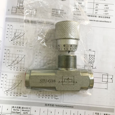 STU-G3/4 STU-NTP3/4 6인치 정밀 흐름 조절 밸브