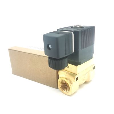 버커트 전자기 밸브 00134239 G1/8 AC220V 6014 C 정상 폐쇄 0 ~ 25bar 3/2 Way Brass Body