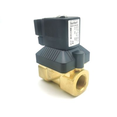 BURKERT 20022979 플랜지 유형 직역 하단판 연결 2/2 정상 폐쇄 FKM 밀폐 된 구리 밸브 몸 24VDC