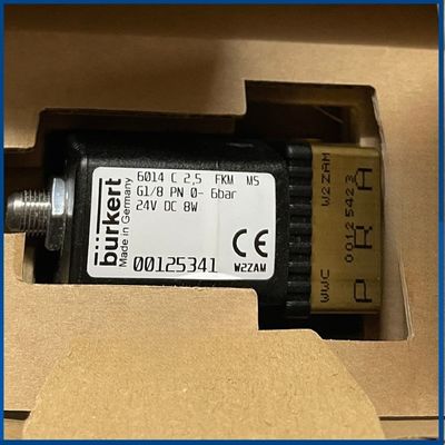 Burkert 00125341 소레노이드 밸브 6014C 2.5 FKM 정상 폐쇄