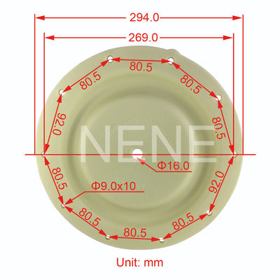 인저솔 랜드 1.5인치 94615-A 94617 산토프레네/PTFE 디아프라그마 키트 666152-281-C 666152-2EB-C
