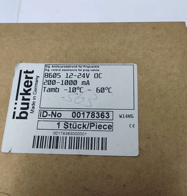 5404 G1/2 2/2 정상 폐쇄 00177853 FKM 밀폐 전자 자기 밸브 BURKERT 구리 밸브 몸 AC24V 8W 1-50bar
