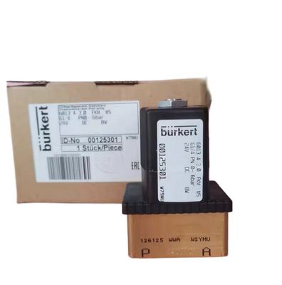 5404 G1/2 2/2 정상 폐쇄 00177853 FKM 밀폐 전자 자기 밸브 BURKERT 구리 밸브 몸 AC24V 8W 1-50bar