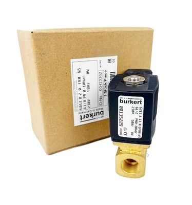 BURKERT 소레노이드 밸브 00308502 5404 G1/2 2/2 정상적으로 닫힌 FKM 밀폐 AC220V 8W 1-50bar