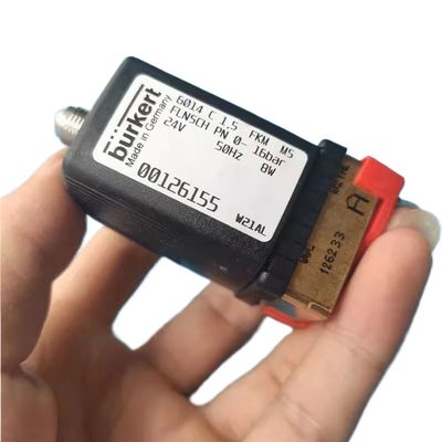 BURKERT 소레노이드 밸브 00308502 5404 G1/2 2/2 정상적으로 닫힌 FKM 밀폐 AC220V 8W 1-50bar