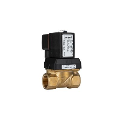 전자 자기 밸브 BURKERT 00309022 FKM 밀폐 G1/2 2/2 정상적으로 열 12 흐름 구멍 DC24V 8W 1-32bar