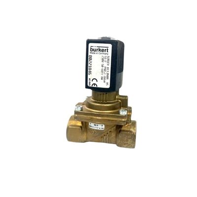 전자 자기 밸브 BURKERT 00309022 FKM 밀폐 G1/2 2/2 정상적으로 열 12 흐름 구멍 DC24V 8W 1-32bar
