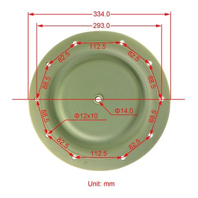 96391 96392 2" DN50 충격파 대막 키트 인거솔 랜드