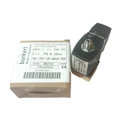 G1/4 버커트 전자기 밸브 00125302 6013 타입 직역 인치 2/2 정상적으로 닫힌 3.0 흐름 구멍 FKM 밀폐 된 구리 밸브 몸 24VAC 8W 0~10bar