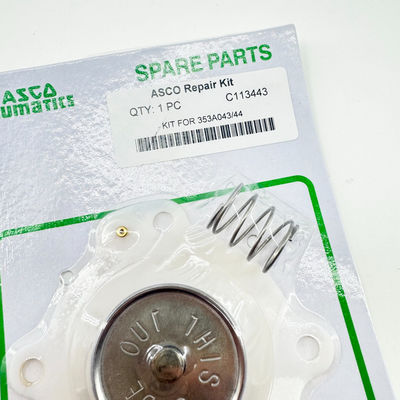 ASCO C113443 대막 수리 키트 3/4 인치 펄스 소레노이드 밸브 SCG353A043 니트릴/비톤