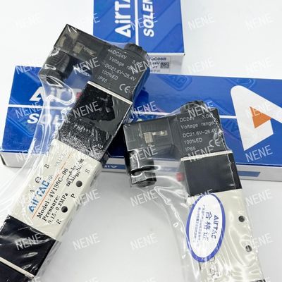 4V130C-M5 AIRTAC 전자기 밸브 AC220V DC24V 5/3 방향 폭발 방지