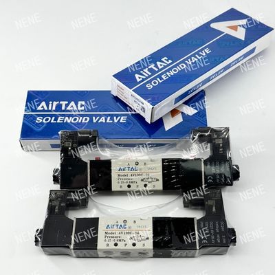 전자 자기 밸브 4V130P-06 AIRTAC 0.15 ~ 0.8 MPa 압력 범위에서 정밀한 공기 제어