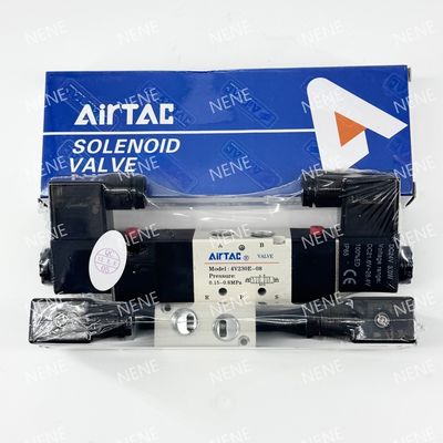 소레노이드 밸브 4V330C-08 공기용 AIRTAC 0.15 ~ 0.8 MPa 21 ~ 114 Psi 유체 공기
