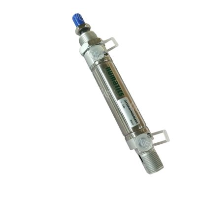 NUMATICS G435AGSN0010A00 ASCO 8mm 보어 10mm 스트로크 M5 복동 원형 실린더 ISO6432 시리즈 G435