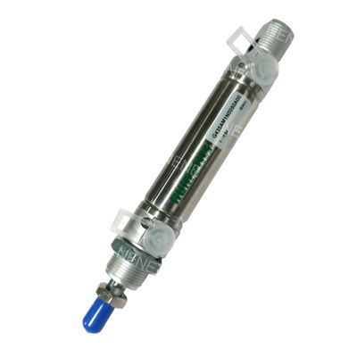 NUMATICS G435AGSN0010A00 ASCO 8mm 보어 10mm 스트로크 M5 복동 원형 실린더 ISO6432 시리즈 G435