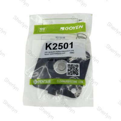 K2500 K2501 1 '' 니트릴 고무 다이어프램 수리 키트, CA25T CA25DD Goyen 펄스 밸브용