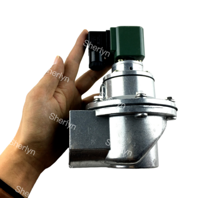 BFEC DMF-Z-40S Stainless Steel 1.5'' Right Angle Baghouse Pulse Jet Valve 24VDC 220VAC