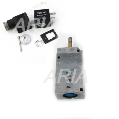 페스토 MFH-5-1/4 6211 소레노이드 밸브, 5/2 monostable mec spr, int 파일럿, 2-10 바, 1300L/min, G 1/4